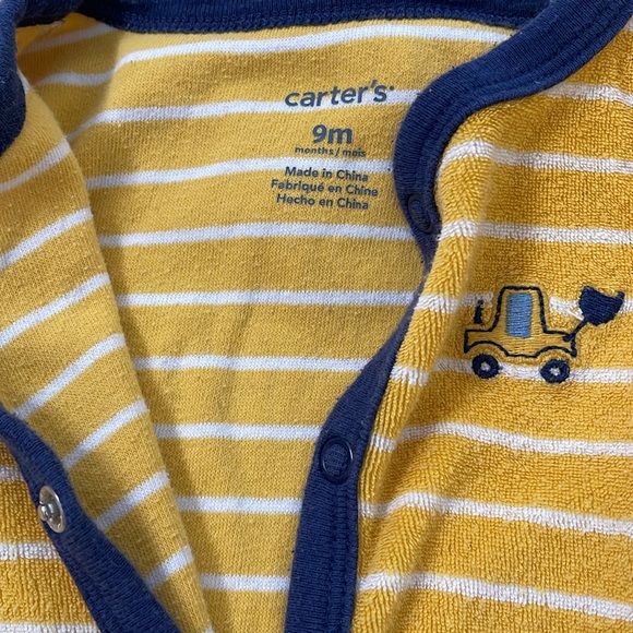 Carters Boys Terry Terry Footie Pajama Bundle - Picture 5 of 8